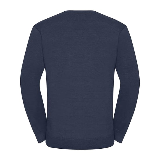 Russell - Sweatshirt für Herren angesetzte Ärmel (Dunkelblau) - Image 2