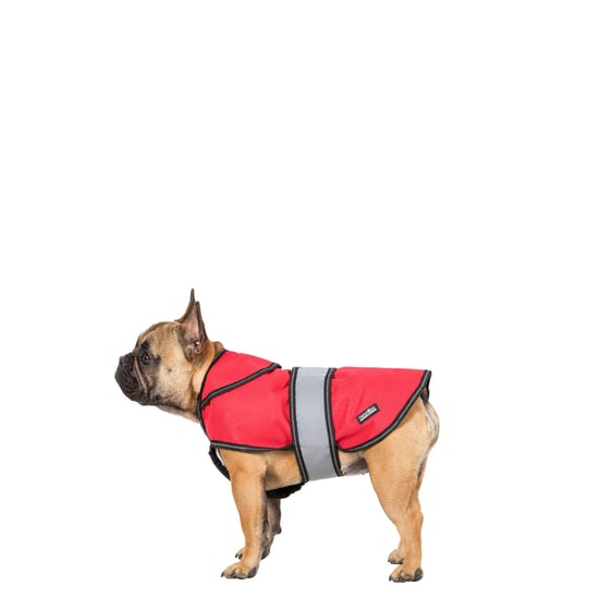 Trespass Duke Weatherproof Dog Jacket With Removable Inner Fleece (Red)