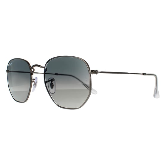 Lunettes de soleil Ray-Ban Hexagonal RB3548N 004/71 GUNMETAL GRY DROY GRY - Image 2