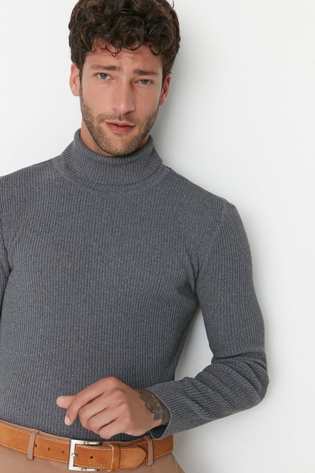Trendyol Hommes Col roulé   Chandail - Image 3