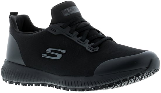 Skechers Womens Trainers Squad Lace Up black