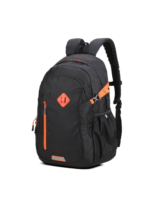 Aoking Rucksack Unisex BLACK AND ORANGE - Image 2