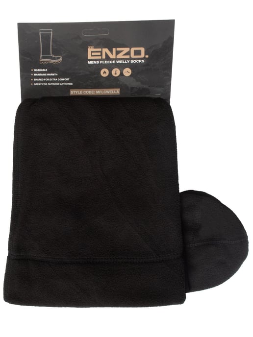 Enzo | Herren Fleece Gummistiefel Socken - Image 3