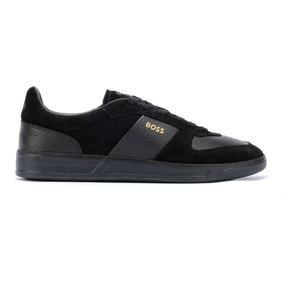 Boss Brandon Wildleder Herren Schwarze Sneaker - Image 5