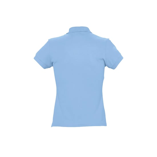 SOLS Womens/Ladies Passion Pique Short Sleeve Polo Shirt (Himmelblau) - Image 2