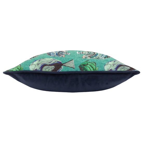Wylder Tropics Abyss Fish Repeat Chenille Federgefülltes Kissen - Image 3