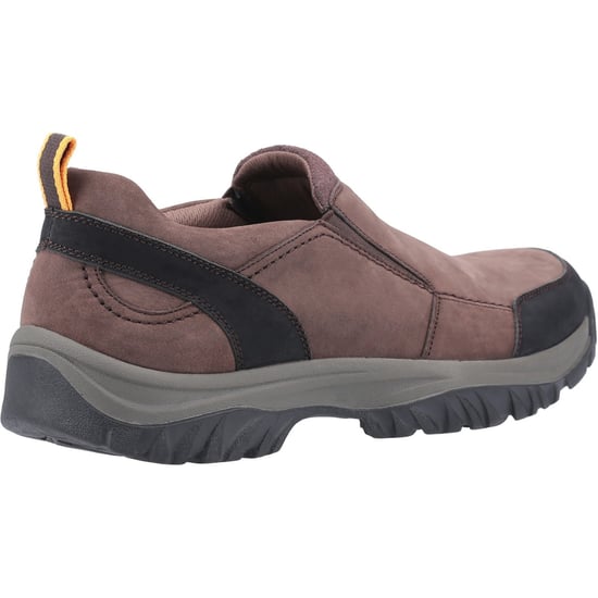 Cotswold Mens Boxwell Nubuck Leather Hiking Shoe (Brown)