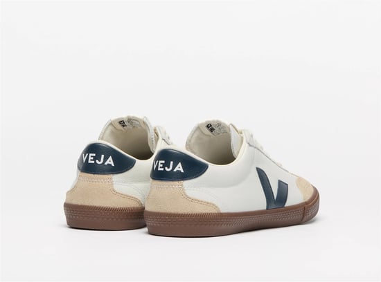 Veja Volley Leder Damen Weiße Turnschuhe - Image 3