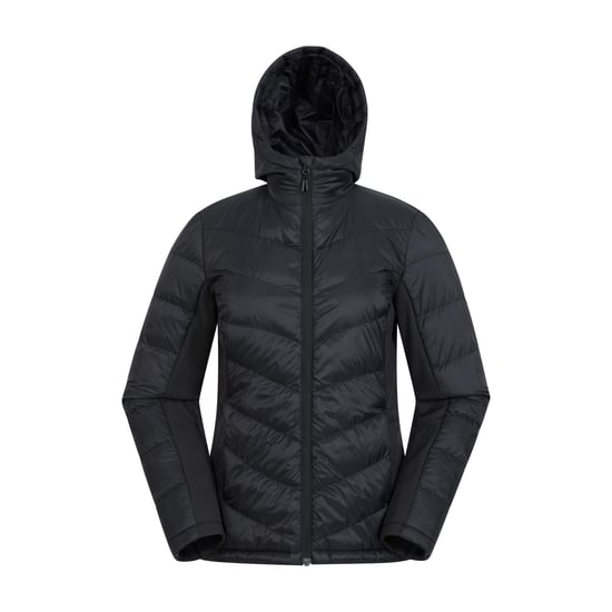 Mountain Warehouse - "Turbine" Softshelljacke Wattiert für Damen (Pechschwarz) - Image 1