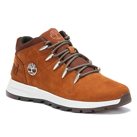 Timberland Sprint Trekker Nubuck Mid Mens Rust Brown Stiefel - Image 2