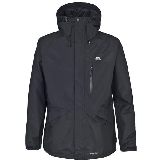 Trespass Mens Corvo Hooded Full Zip Waterproof Jacket/Coat