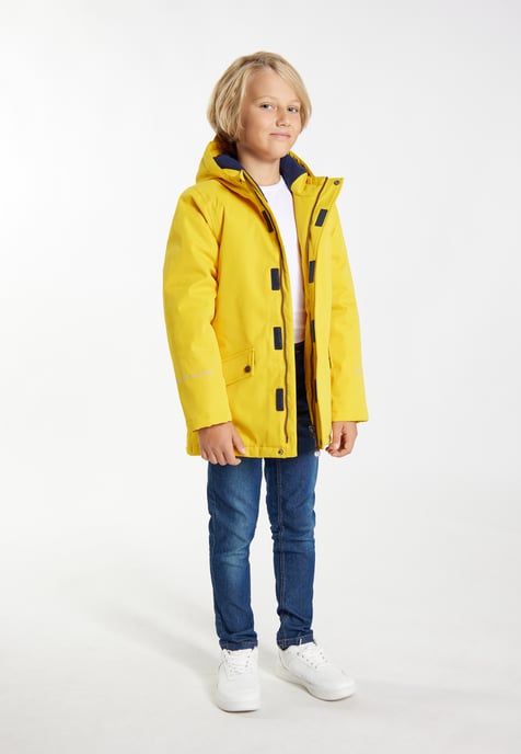 Schmuddelwedda Winterjacke Jungs dunkelgelb - Image 2