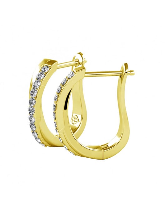 Criss-Ohrringe - Gold und Kristall - Image 3