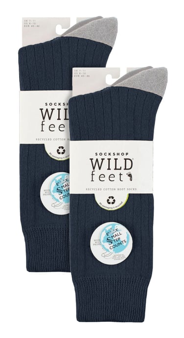 6er-Pack Herren-Stiefelsocken | Wildfeet | Baumwollsocken zum Wandern, Spazierengehen & Laufen - Multi - Image 2