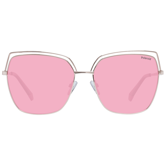 Polaroid Square Womens Gold Copper Pink Polarized PLD 4093/S