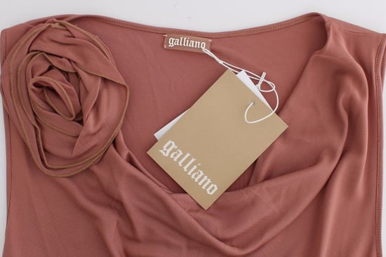 Galliano Pink top sleeveless blouse