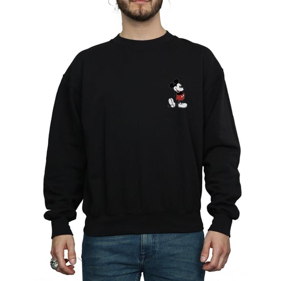 Disney Herren Mickey Mouse Kickin Retro Chest Sweatshirt (schwarz) - Image 3