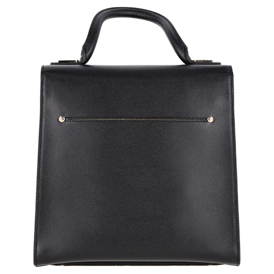 Charlotte Olympia Bogart Top Handle Tasche mit Handschuhen aus schwarzem Leder - Image 3