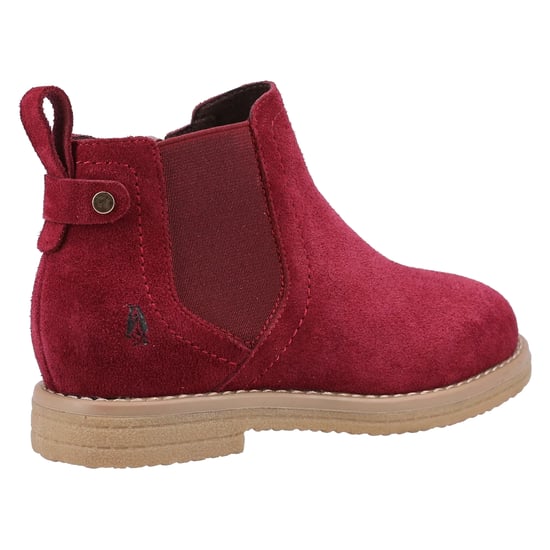Hush Puppies Girls Mini Maddy Wildlederstiefel (Burgund) - Image 2