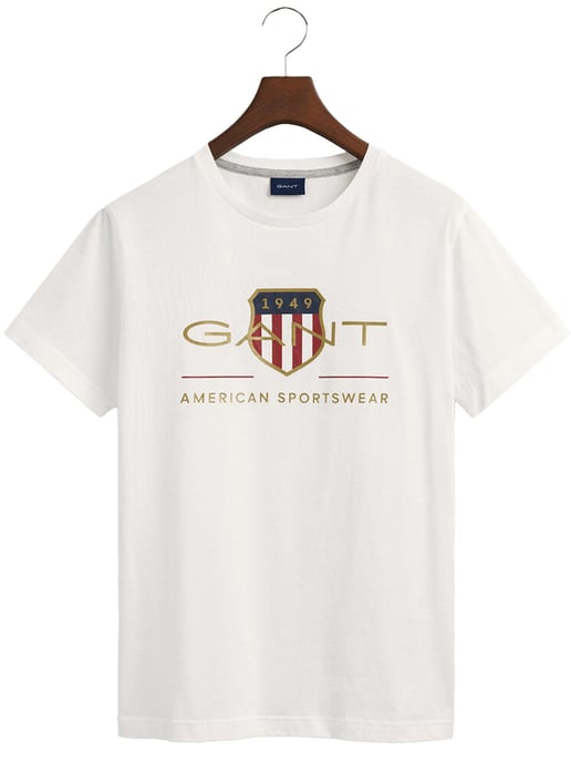 Gant | Herren T-Shirt mit Rundhalsausschnitt Archive Shield - Image 6