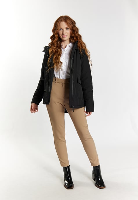 Dreimaster Arctic Winterjacke Damen schwarz - Image 2