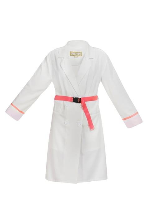 Mymo Kaminsims Damen weiss neonpink - Image 1
