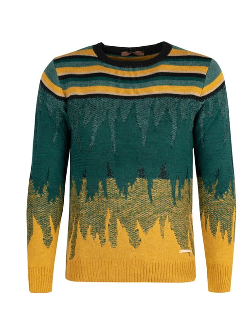 Takeshy Kurosawa Pullover Degrade Herren gelb - Image 1