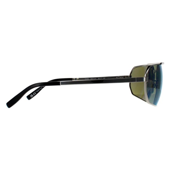 Serengeti Rectangle Herren Glänzend Silber Saturn 555nm Blau Polarisiert Hinkley - Image 3