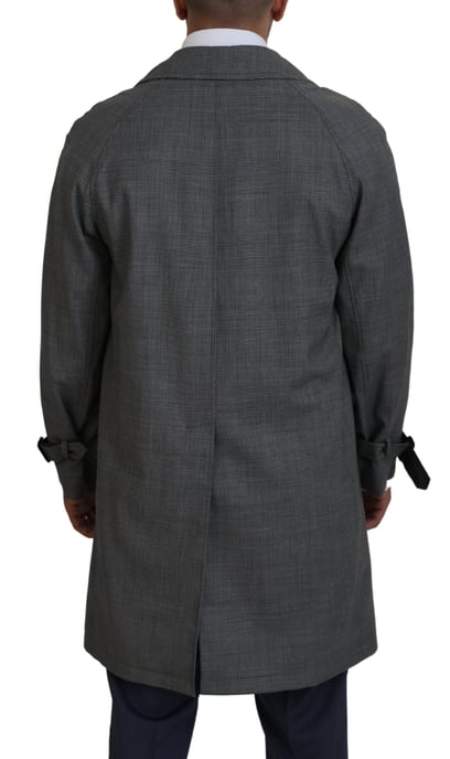 Karo-Wolltrenchcoat - Image 2