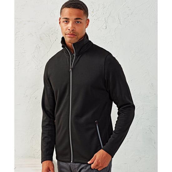 Premier Mens Sustainable Zipped Jacket (Schwarz) - Image 4