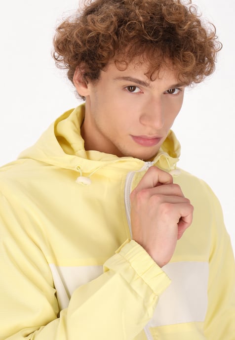 Mo Jacke Herren Hellgelb Weiss - Image 5