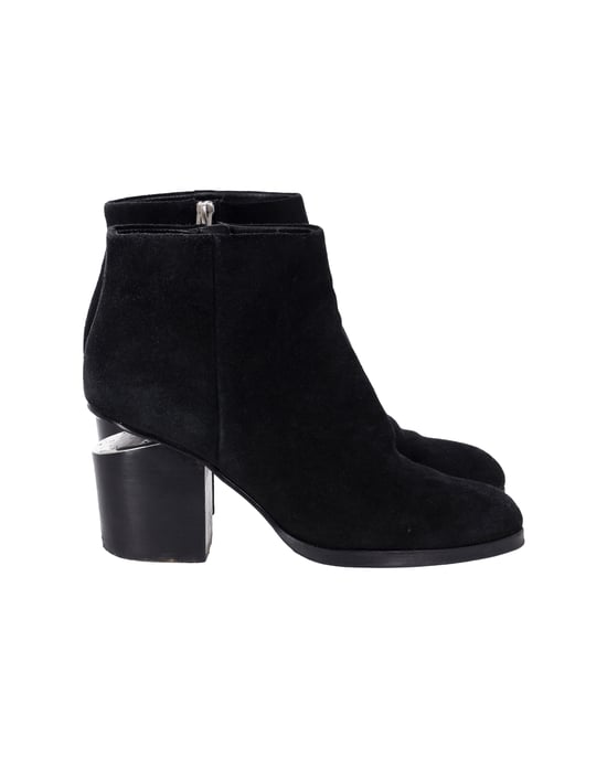 Alexander Wang Gabi Stiefel aus schwarzem Wildleder - Image 1