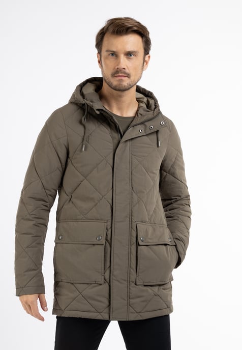 Dreimaster Übergangsjacke mit leichter Wattierung Herren oliv - Image 3