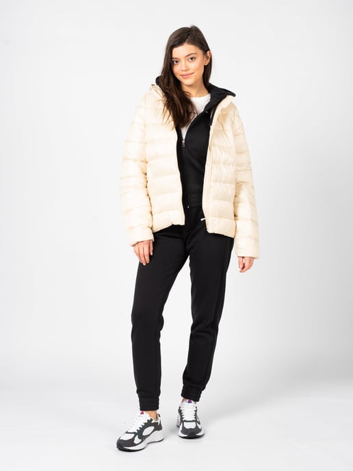 Champion Jacke Down Jacket Damen beige - Image 2