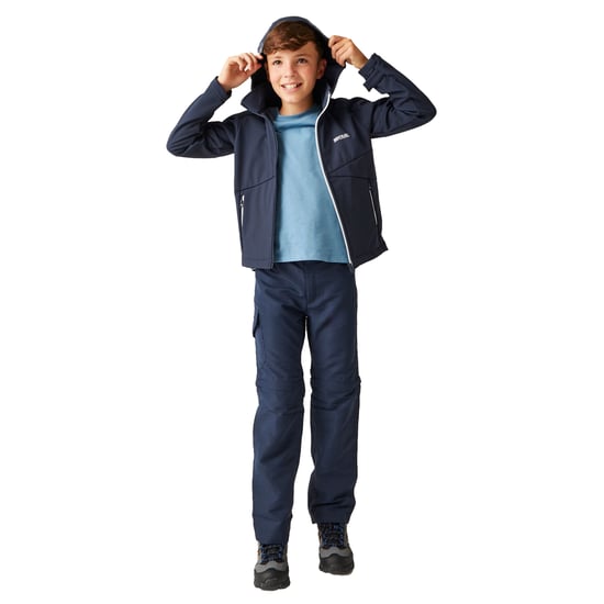 Regatta - "Acidity VII" Softshelljacke für Kinder (Marineblau) - Image 4