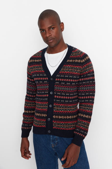 Trendyol Herren Ethnische Strickjacke - Image 3