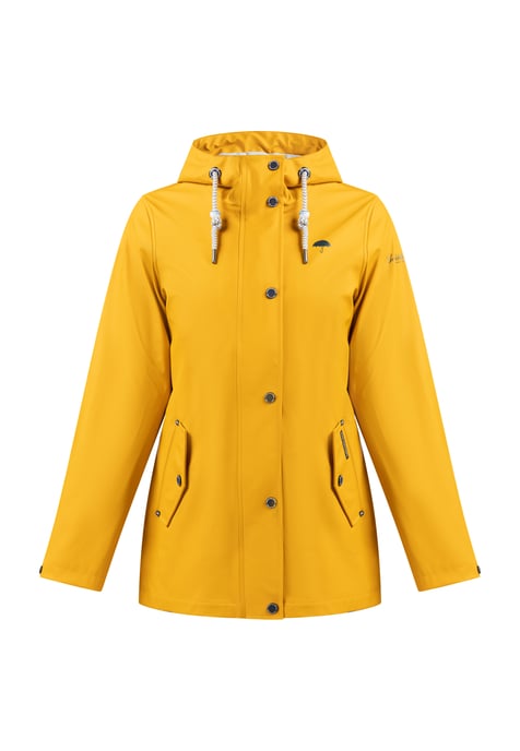 Schmuddelwedda Regenjacke Damen Senf-271 - Image 1