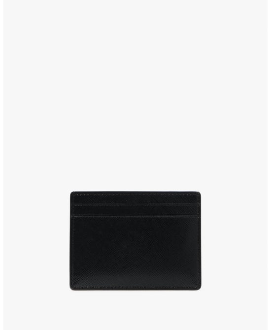 Kenzie Patent Saffiano Pvc Boxed Small Slim Card Holder