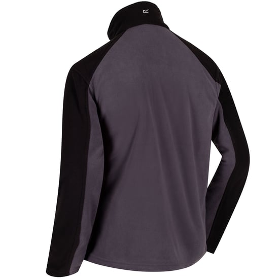 Regatta Great Outdoors Herren Hedman II Fleece-Jacke, zweifarbig (Eisengrau/Schwarz) - Image 2