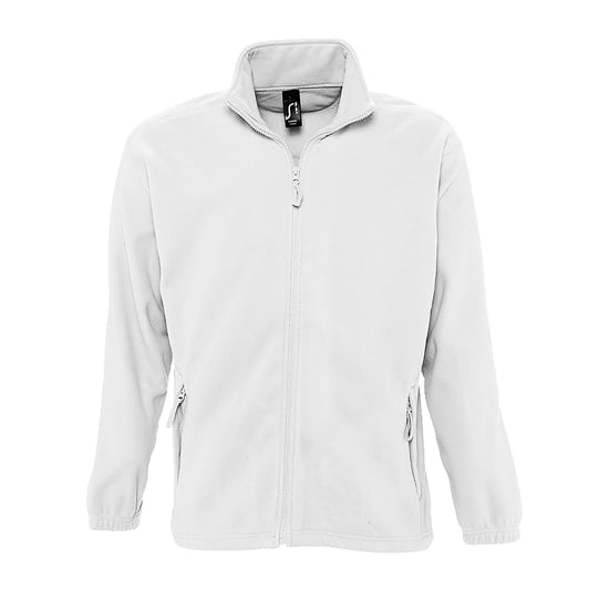 SOLS Herren Outdoor Fleece Jacke North (Weiß) - Image 1