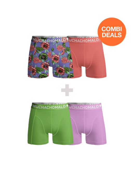 Muchachomalo Men's Boxer Shorts - 2 Pack Combideal - Men's Underpants