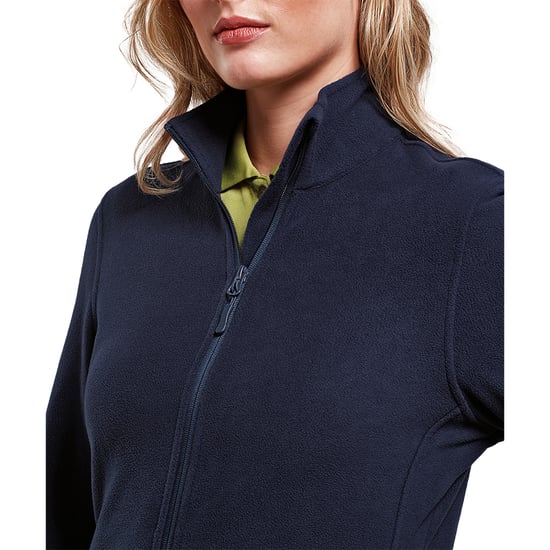 Premier Womens/Ladies Recyclight Fleece-Jacke mit durchgehendem Reißverschluss (Navy) - Image 2