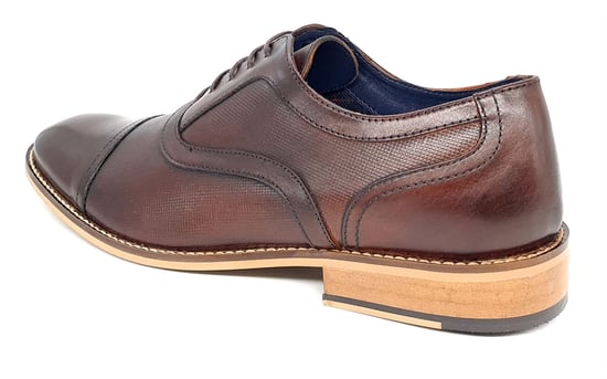 Herbert Frank Holborn Leather Bordo Mens Derby Shoes