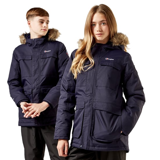 Berghaus Kids' Fourstones Waterproof Parka Jacket with Lightweight Insulation, Winter Coat for Boys and Girls
