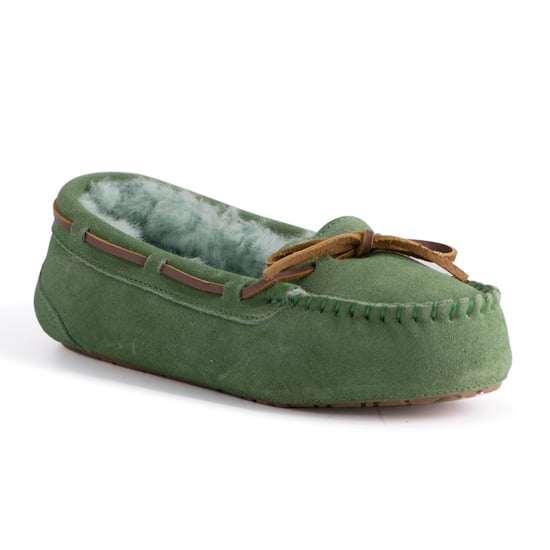 Aus Wooli Australia Womens Stylish Sheepskin Lace Moccasin