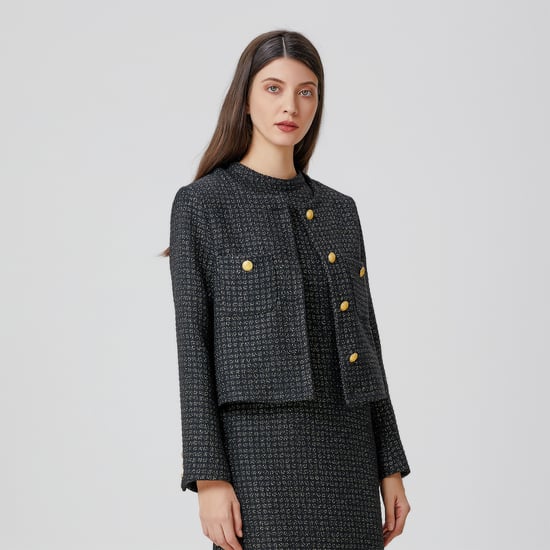Tweed-Blazer-Aufnäher mit Taschen - Image 2
