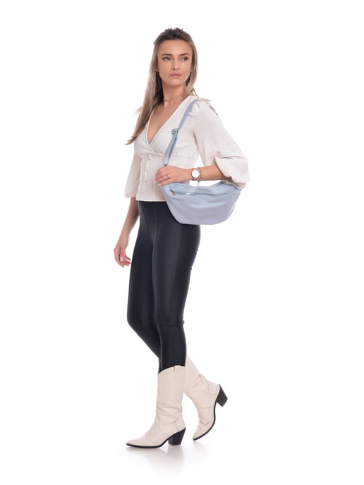 Isabella Rhea SS22 IR 1771T Turquoise Leather Bag