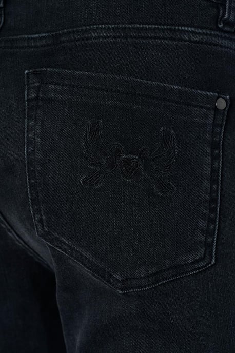 Caroline Tensen Utah Denim Hose Denim Schwarz - Image 6