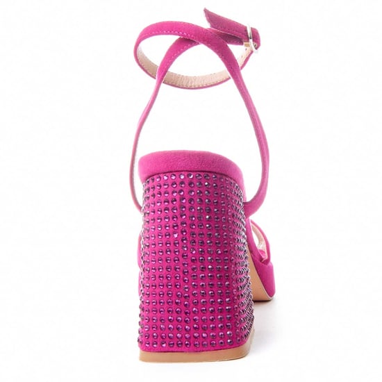 Montevita Fessel-Sandalette Festsand3 in Fuchsia - Image 6