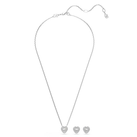 Swarovski 'Ss25 Capsule' Damen Basis-Metall-Set: Halskette + Ohrringe - Silber 5720849 - Image 2